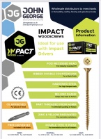 Pozi Impact Professional Screw TUBS - John George