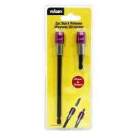 Rolson 2pc Bit Holder Set Quick Release