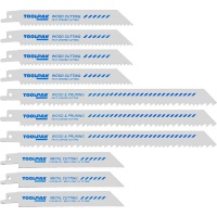 Toolpak Sabre Blade Set Wood / Metal - 10 Piece