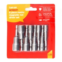 8 Piece Metric Magnetic Hex Nut Driver Set