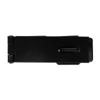 Safety Pattern Hasp & Staple - Black 6''