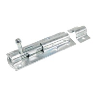 Straight Tower Bolt - Zinc 6''