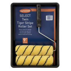 Lynwood 9'' Twin Tiger Stripe Roller Set